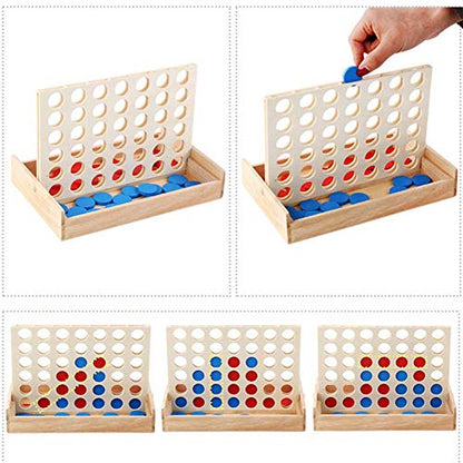 VGEBY Wood Checkers Durability Indoor/Outdoor Fun Board Game for All Ages