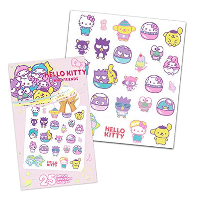 Hello Kitty Bowling Games Activities Bundle for Toddlers, Kids - 4 Pc Hello Kitty Bowling Set with Stickers, Tattoos, and More | Hello Kitty Playset
