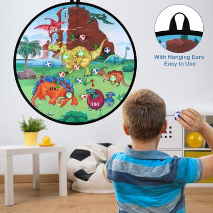 Accmor 29" Large Dart Board for Kids, Kids Dart Board with Sticky Balls, Backyard Indoor Outdoor Games Birthday Gifts for 3 4 5 6 7 8 9 10 11 12 Year Old Boys Girls