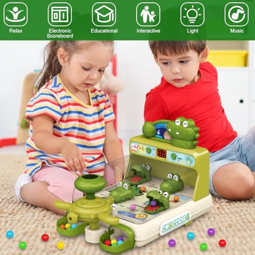Pinball Machine for Kid, Toddler Dinosaur Board Games, Educational Interactive Electronic Toys Birthday Gift for Boy and Girl Ages 3+