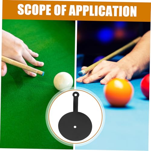 Abaodam Billiard Aim Trainer Mat 2pcs Pool Table Training Accessories Marker Dots for Beginners Aiming Practice Tool for Skill Development and Performance Enhancement
