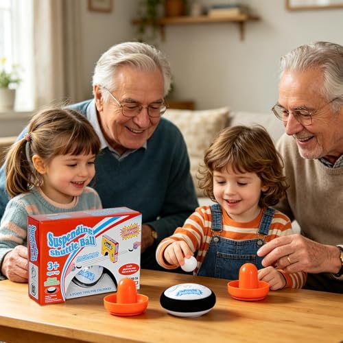 Tabletop Hover Puck,Interactive Portable Electric | Kids Table Hover Puck Hockey Toys | for Children Adult Family Outdoor Home Office School Party