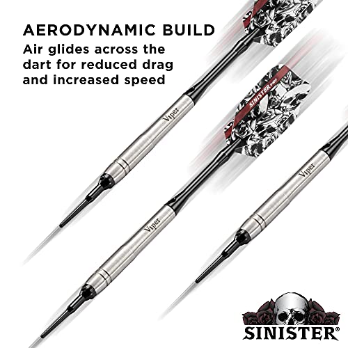 Viper Sinister 95% Tungsten Soft Tip Darts - size: 18 grams, style: Beveled Barrel