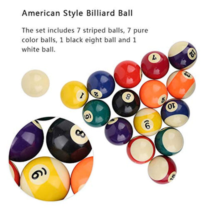 RiToEasysports Regulation Billiard Balls, 2.3in Professional Pool Ball Set Replacement for Home, Professional, Tournament, and Recreation Use
