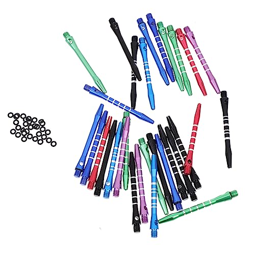 Aluminum Alloy Dart Shafts Set Durable Portable Rods with Standard Threading Lightweight Design and Easy Installation for Enhanced Dart Performance