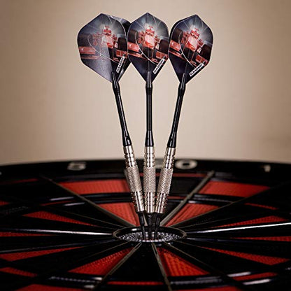 Elkadart Titanium 90% Tungsten Soft Tip Darts with Storage/Travel Case - style: Black (16 Grams)