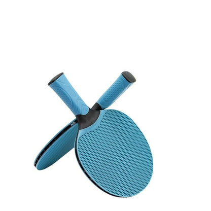 Table Tennis Bat Rubber Integrated Straight Handed Cross - color: Blue