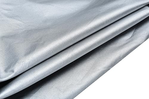 J&C Foosball Table Cover Outdoor Waterproof 420D Soccer Table Cover with Adjustable Buckle Patio Party Game Table Cover for Indoor Foosball Table Anti Sunlight Black - color: silver