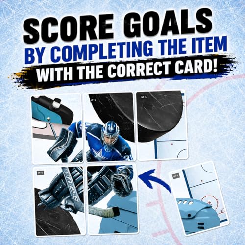 Hockey DUELl! Card Game – Fast-Paced Puzzle & Strategy Game for Kids, Teens & Adults | 2–4 Players or Team Play | Ages 7+ | Youth Ice Hockey to NHL-Inspired Sports Family Game Night Fun.