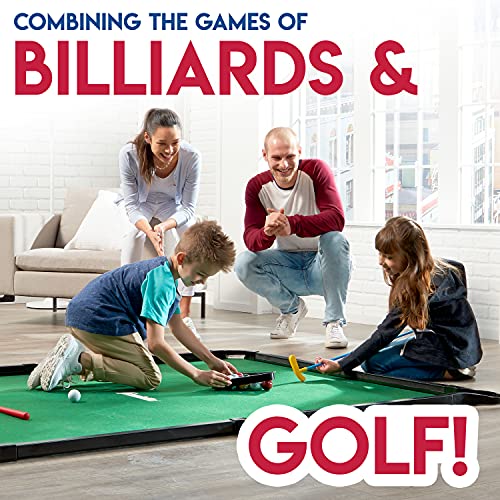 Franklin Sports Billiards Golf - Combining Billiards & Golf - Perfect for Kids and Families - Indoor Mini Game for Adults + Kids