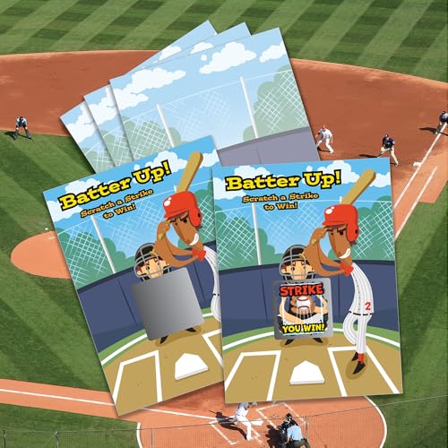 My Scratch Offs Baseball Batter Up Scratch Off Game Cards 26 Pack - 2 Winning and 24 Sorry - style: Baseball Batter Up