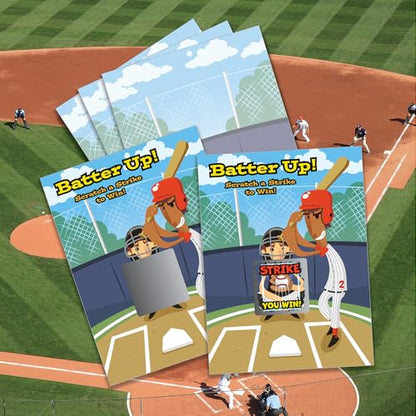 My Scratch Offs Baseball Batter Up Scratch Off Game Cards 26 Pack - 2 Winning and 24 Sorry - style: Baseball Batter Up