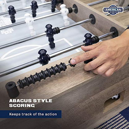 American Legend Foosball Tables - Modern Design - Official Size Playfield - Kirkwood and Manhattan Styles - color: Kirkwood