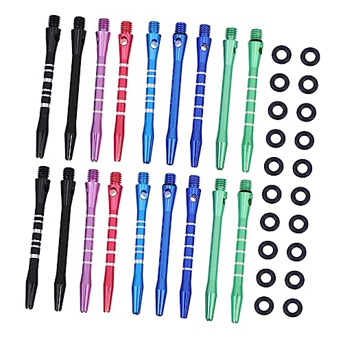 POPETPOP 1set Aluminum Alloy Dart Shafts Replacement Rods Lightweight Tip and Tip Professional Control for Enhanced