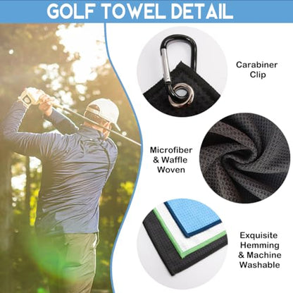 Not All Who Wander are Lost Some are Looking Printed Microfiber Golf Towel, Funny Sasquatch Golf Towel, Golfer Bags Accessories Gifts for Men Golfer Fan Dad Grandpa Uncle Brother Friend - color: Multicolor065