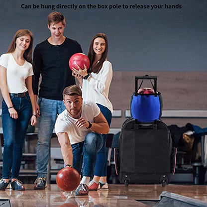 Bowling Ball-Bags Practical Single Bowling Tote-Bags with Handle Bowling Ball-Holder Sport Equipment for Gym Outdoor