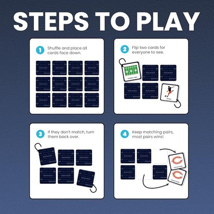 MasterPieces NFL Chicago Bears Matching Game - Fun Family Game for Kids - Officially Licensed NFL Product - style: Dallas Cowboys