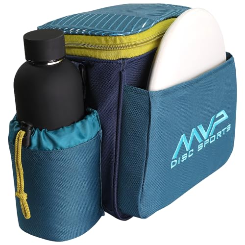 MVP Disc Sports Cell Disc Golf Starter Bag (Choose Your Favorite Color) - color: Sand/Ocean Blue