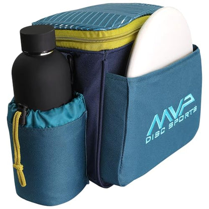 MVP Disc Sports Cell Disc Golf Starter Bag (Choose Your Favorite Color) - color: Sand/Ocean Blue