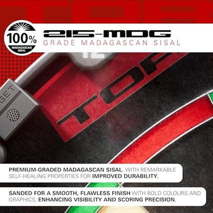 Target Darts TOR Dartboard & Dart Board Bundles | Competition Standard Steel Tip Board with Fixing Kit | Also Available: Special Edition Luke “The Nuke” Littler Board and Surround or Star Wars Galaxy - style: Tor Board