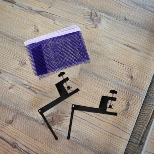 Retractable Table Tennis Net Posts Portable Pong Set for Indoor Outdoor