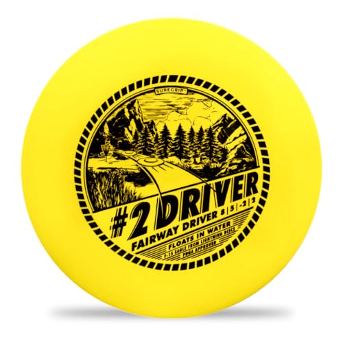 Lightning 2-Pack – #1 Driver (NXT Premium) & #2 Driver (Sure Grip) – Disc Golf Drivers Set, Distance & Control, Floats on Water (#2 Driver Only)