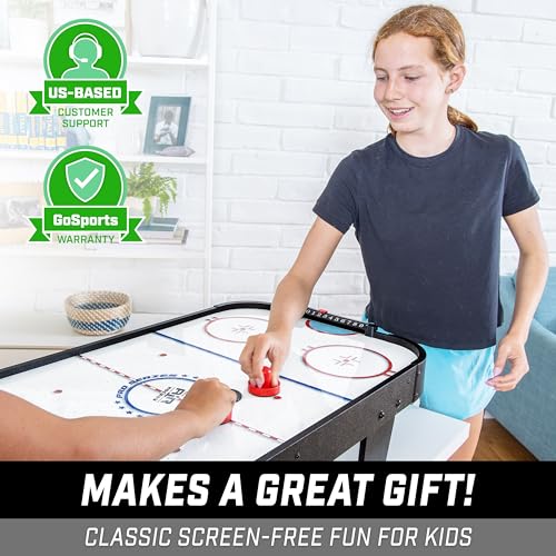 GoSports 40 Inch Table Top Air Hockey Game for Kids - Black - color: Black