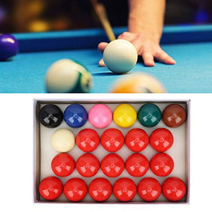 Snooker Balls Set, 22-Piece Tournament Weight (141g) 52.5mm Phenolic Resin Pool Balls for Table Cue Game