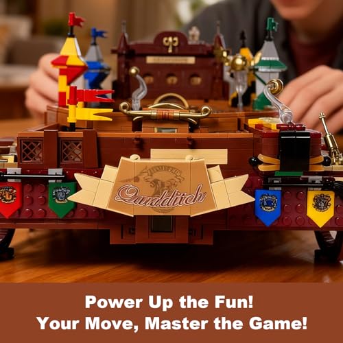 Harry Pinball Machine Building Sets for Adults, Motorized Arcade Board Game with LED Lights, Tabletop Gift Ideas for Movie Fans (2240pcs) - style: Harry Arcade Machine