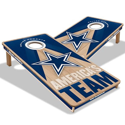 YouTheFan NFL 2' x 4' Slogan Series Professional Wood Cornhole Game - color: Dallas Cowboys