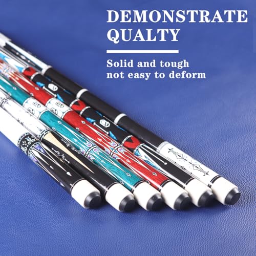 58 inch Canadian Maple Billiard Pool Cue Stick, 13mm 1/2 Maple Billiard Pool Stick, House Bar Pool Table Sticks for Men(Numerous Styles to Choose from) - color: P11