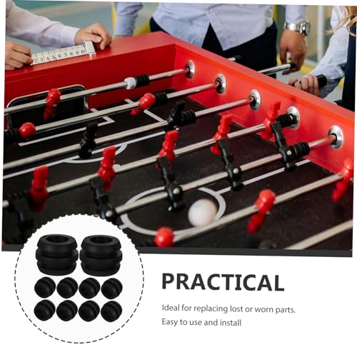 SUPVOX 16pcs Table Foosball Bushings Plastic Replacement Parts for Football Tables Fit for Standard Rods Easy to Install for Foosball Supplies