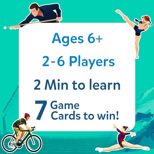 Skillmatics Guess in 10 Sports, Perfect for Boys, Girls, Kids, and Families Who Love Card Games, Toys, Travel Games, Gifts for Ages 6, 7, 8, 9 and Up - style: 7. Sports