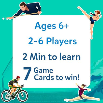 Skillmatics Guess in 10 Sports, Perfect for Boys, Girls, Kids, and Families Who Love Card Games, Toys, Travel Games, Gifts for Ages 6, 7, 8, 9 and Up - style: 7. Sports
