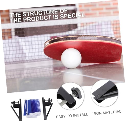 VANZACK Table Tennis Accessory Portable Pong Net Frame Simple Assembly for Home and Outdoor Use