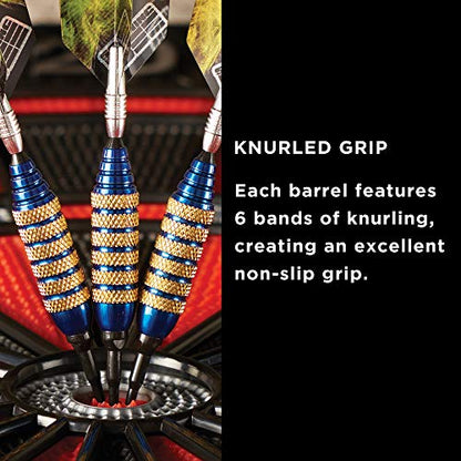 Viper Spinning Bee Soft Tip Darts with Casemaster Storage/Travel Case, 16 Grams - color: Blue