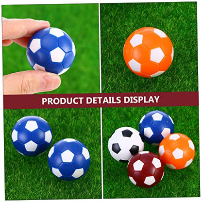Abaodam 16pcs Plastic Foosball Balls Replacement for Boys Girls Soccer Mini Tabletop Soccer Game Accessories