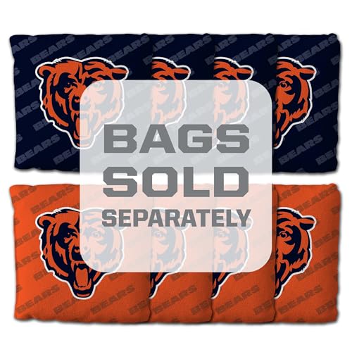 YouTheFan NFL 2' x 4' Slogan Series Professional Wood Cornhole Game - color: Chicago Bears