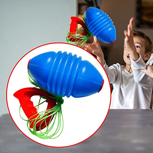 Pull Shuttle Ball Game, Sliding for Children, Outdoor Sport Jumbo Speed Ball for 2 Person Cooperative Shuttle Pulling Ball Children Toy, Blue
