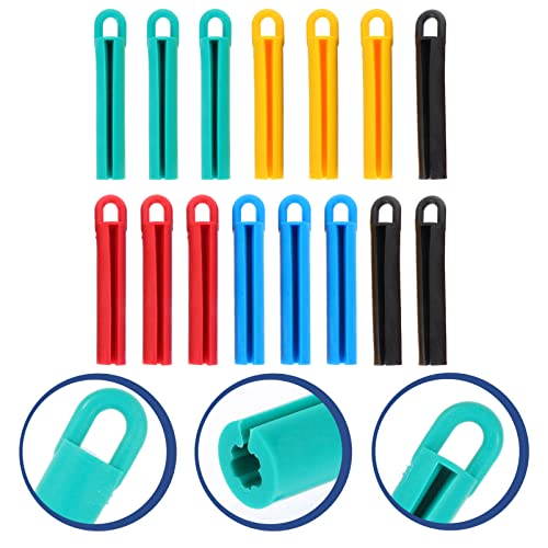 LIOOBO 15pcs Billiards Pole Hangers British Stands Pool Holder Wall Mount Random Color