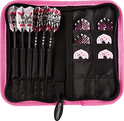 Viper Rock & Roll Soft Tip Darts & Casemaster - color: Pink, style: Delux