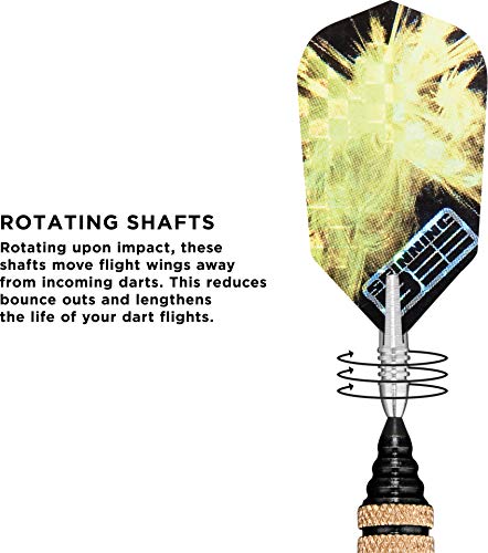 Viper Spinning Bee Soft Tip Darts with Casemaster Storage/Travel Case, 16 Grams - color: Black