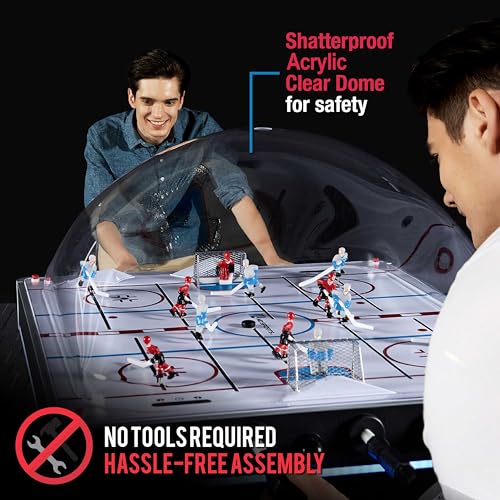 Dome Hockey Table with Electronic Scorer, Bubble Hockey