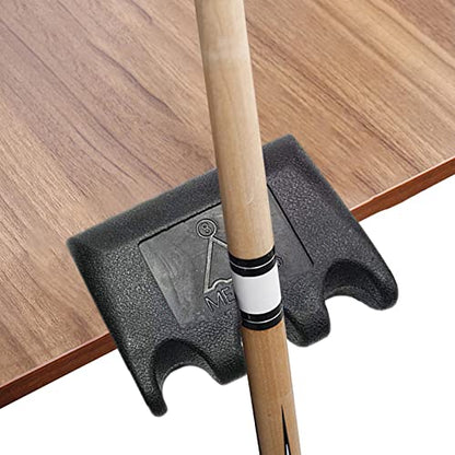 harayaa Pool Cue Holder Billiard Cue Rack Rubber Stand Stick Storage Table Furniture Set Wall Mount Portable Design Suitable for Game - color: 3 Place Black