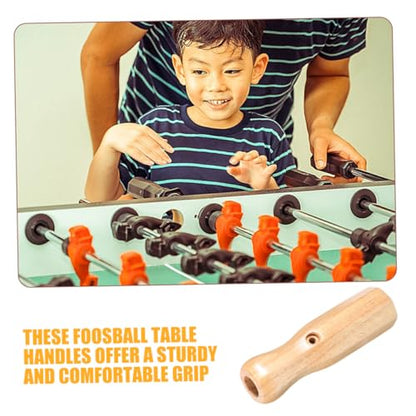 UPKOCH Football Table Handle Table Soccer Replacement Foosball Machine Handles Mini Games Poles Handle Foosball - color: Beige