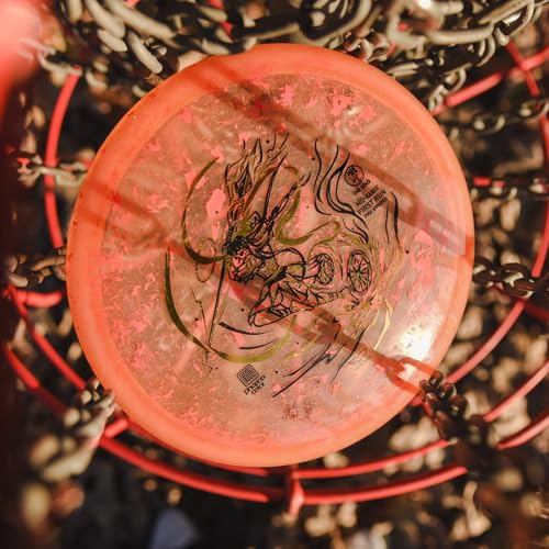 Yikun Disc Golf| Pro Worlds 2025 Limited Edition | | Fairway-Distance Hybrid Disc | Max 100m+ Flights for All Skill Levels | Late-Turn Glide & Reliable Fade | PDGA Approved 170-176g - color: orange