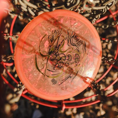 Yikun Disc Golf| Pro Worlds 2025 Limited Edition | | Fairway-Distance Hybrid Disc | Max 100m+ Flights for All Skill Levels | Late-Turn Glide & Reliable Fade | PDGA Approved 170-176g - color: orange