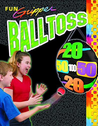 Tennis Ball Toss - Target, Dart Board Game 24" Inflatable Hook & Loop Target Game Young Adults w/ 3-2" Balls