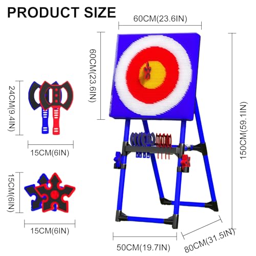 Ax Throwing Game Set for Adults, Kids Axe Throwing Set with Target, Axe Throwing Game Backyard, for Teens and Adults, Camping Party Toy Gift