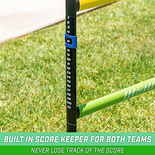 GoSports Ladder Toss Indoor & Outdoor Game Set with 6 Soft Rubber Bolo Balls and Travel Carrying Case - Choose Pro or Classic - style: Pro Ladder Toss
